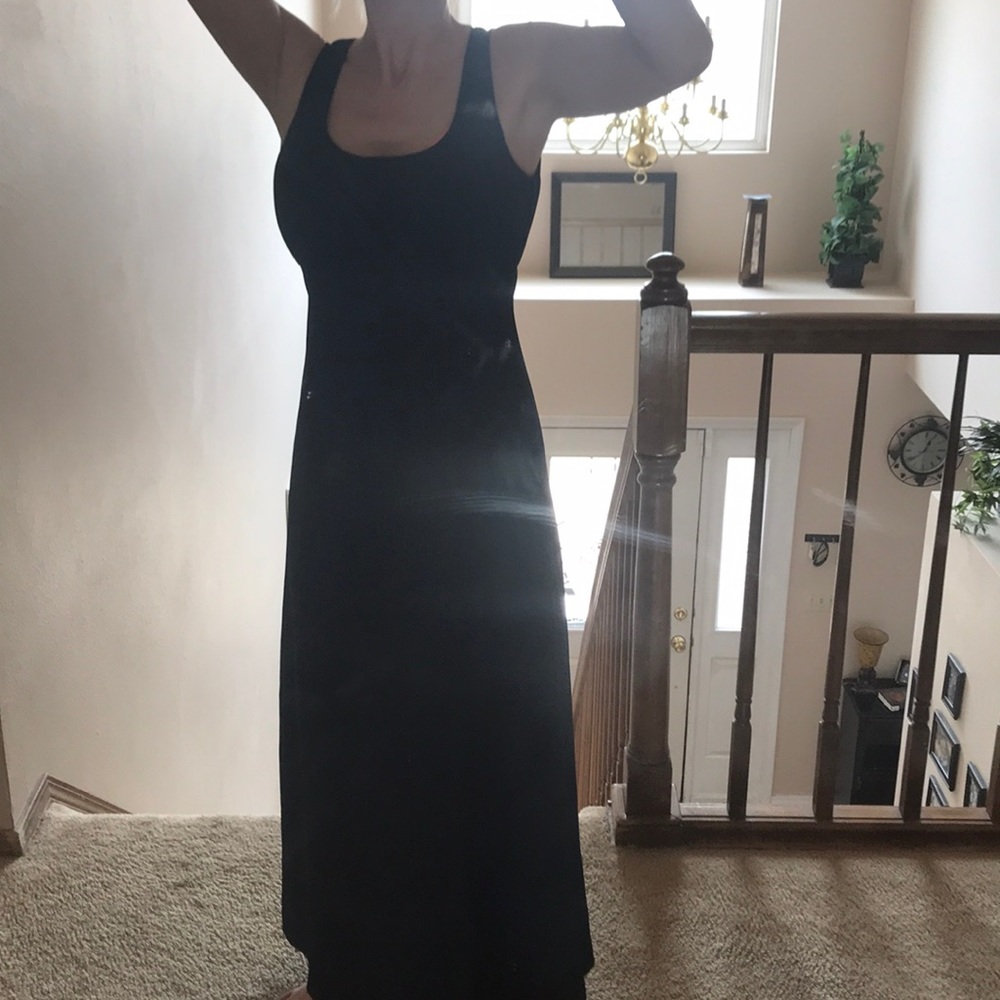 Navy blue Nicole Miller long maxi dress